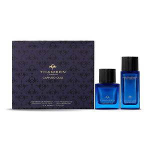 Carved Oud Gift Set - Fragrance and Hair Fragrance